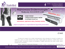 Tablet Screenshot of endomed.net.pl