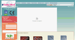 Desktop Screenshot of endomed.in